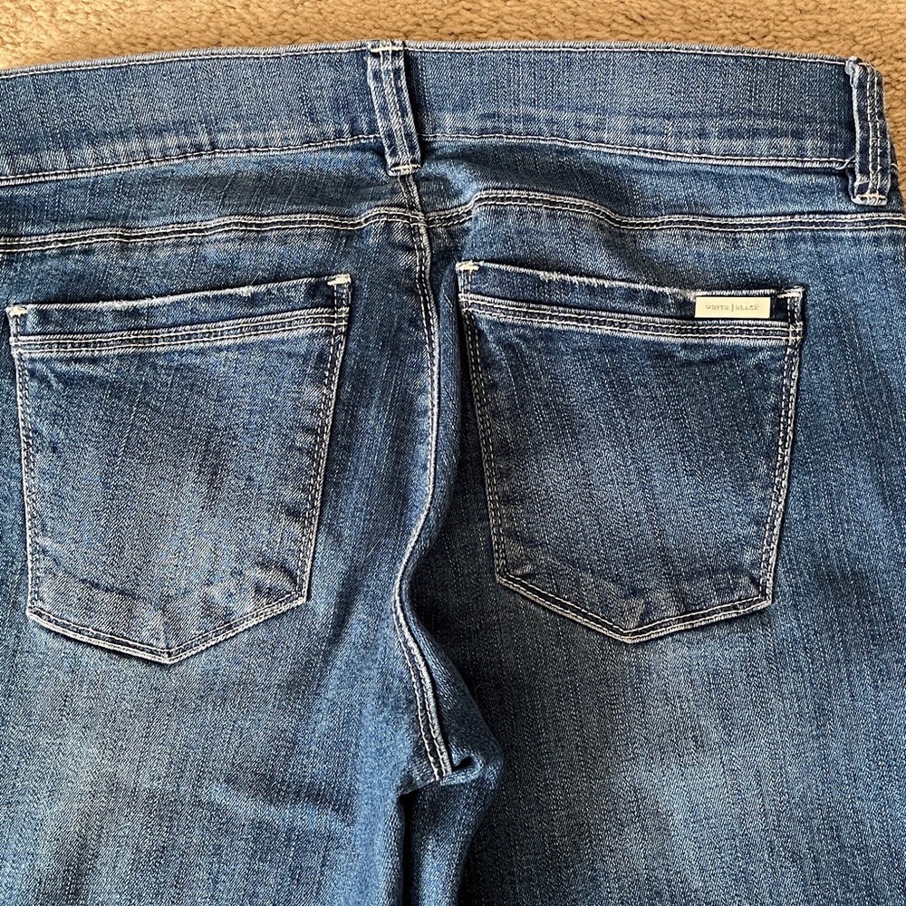 White|Black brand Skinny Leg Jeans size 4R - Picture 3 of 4